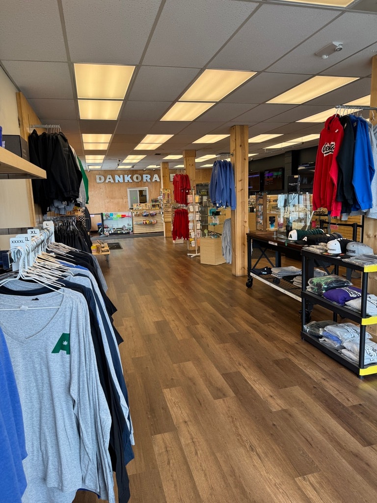 Dankorage dispensary sales floor interior
